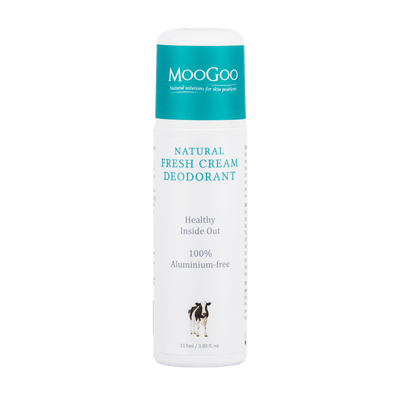 Moogoo Deodorant Fresh Cream 60ml front shot of packaging