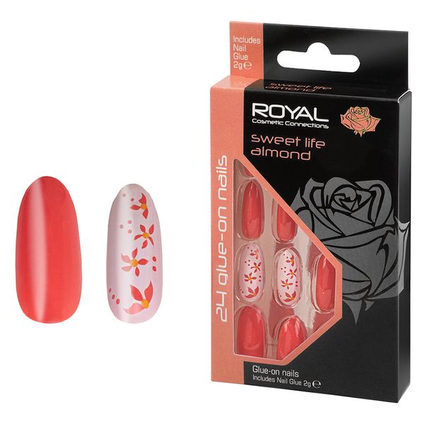 Royal 24 Glue On Nails Sweetlife 