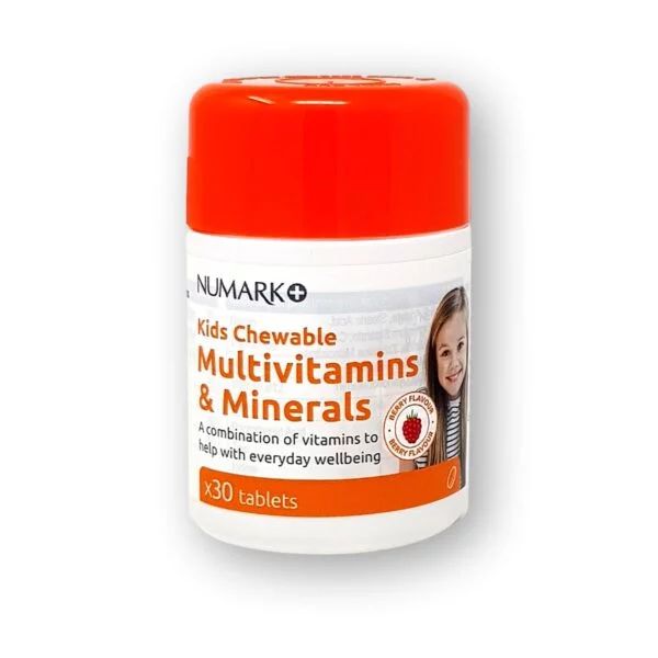 Numark Kids Chewable Multivitamins And Minerals 30 Tablets