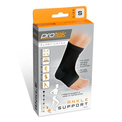 Protek Elasticated Ankle Support M