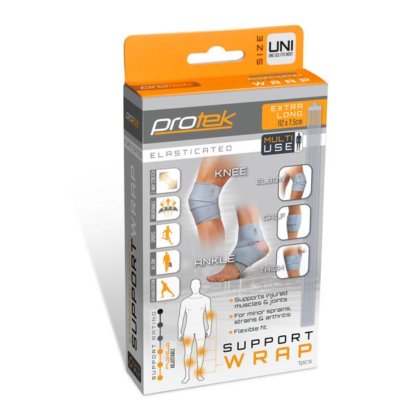 Protek Elasticated Support Wrap Extra Long