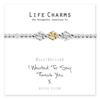 Life Charms Thank You Bracelet
