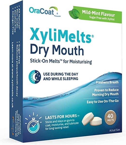 Oracoat Xylimelts Dry Mouth Relief Mild-Mint Flavor