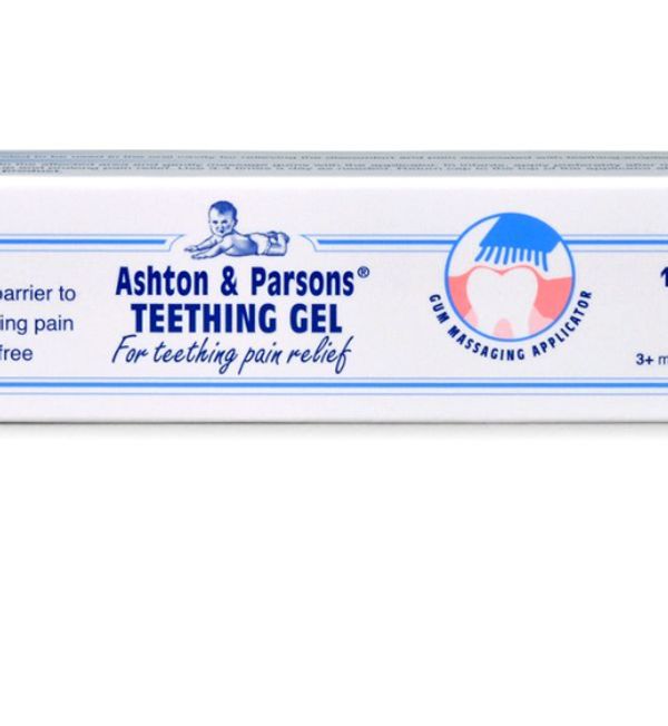 Ashtons & Parsons Teething Gel packaging