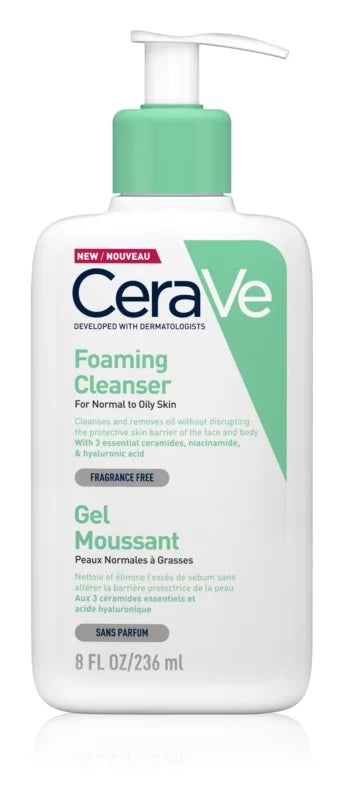 CeraVe Foaming Cleanser 236ml packaging