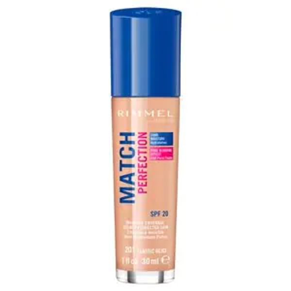 Rimmel Match Perfection Foundation Shade Classic Beige 201
