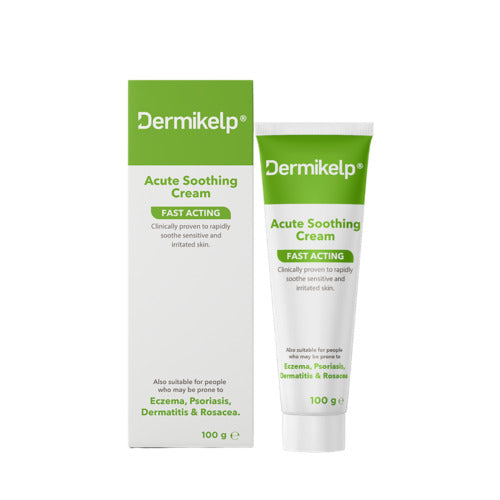 Dermikelp Acute Soothing Cream 100g. Image of front of packaging.