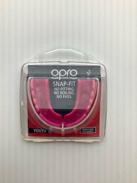 Opro Snap Fit Junior Mouthguard Pink