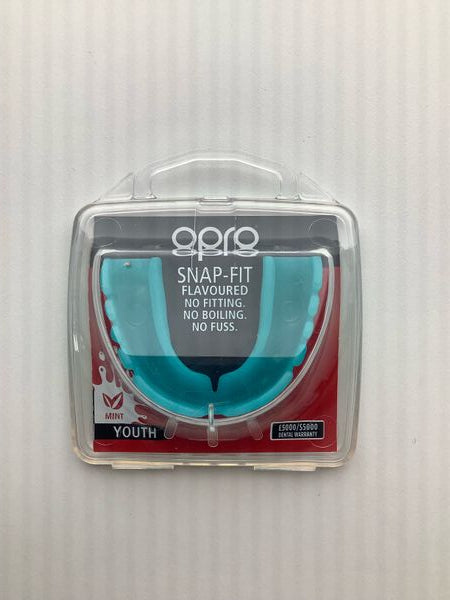 Opro Snap Fit Junior Flavoured Mouthguard Mint