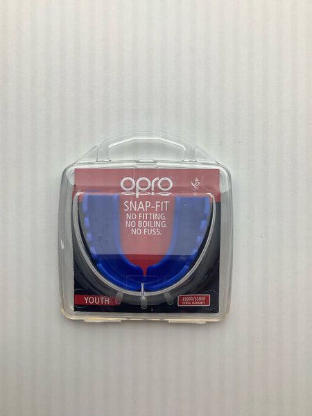 Opro Snap Fit Junior Mouthguard Blue