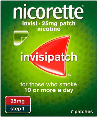 Nicorette Nicotine Invisipatch 25mg 7 Patches