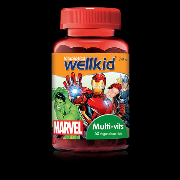 Vitabiotics Wellkid Marvel Multivitamins (50 vegan strawberry soft jellies)