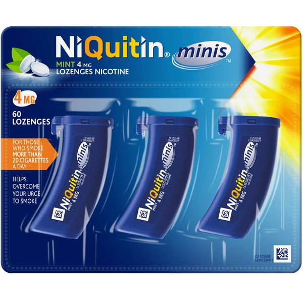 Niquitin Minis Nicotine 4mg Lozenges