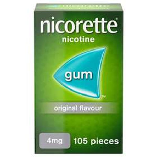 Nicorette Chewing Gum 4 Mg Original