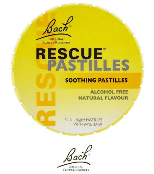 Bach Rescue Soothing Pastilles (orange and elderflower flavour)