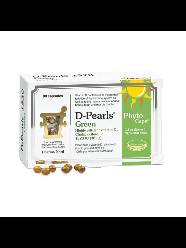 Pharmanord D-Pearls Green 1520IU Capsules 90
