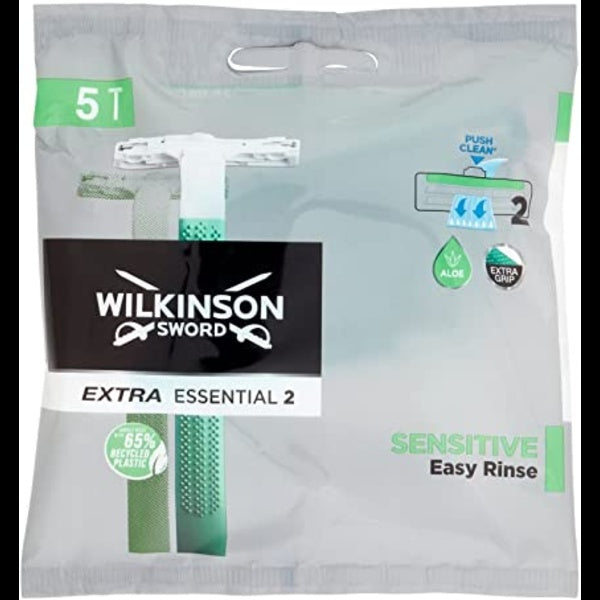 Wilkinson Sword Extra Sensitive 2 Disposable Razors (5 Pack)