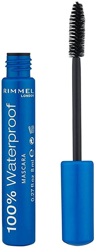 Rimmel 100% Waterproof Mascara (Black Black)