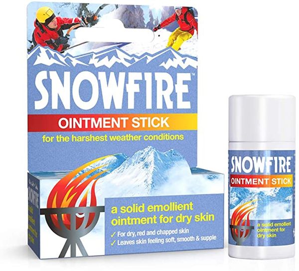 front shot of Snowfire Ointment with packaging
