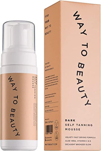 Way to Beauty Self Tanning Mousse (Dark) bottle and packaging