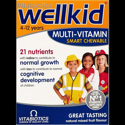 Vitabiotics Wellkid 4-12 years (30 chewable tablets)
